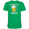 Schaumstoff Behälter Bier Hopfen Spruch Idee Geschenk Fun Herren T-Shirt Funshirt