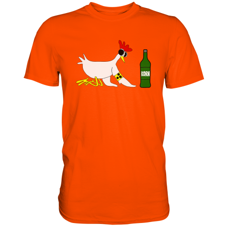 Auch ein Blindes Huhn findet mal nen Korn Fun Herren T-Shirt Funshirt