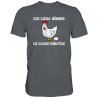 Ich Liebe Hühner die Kacken Frühstück Eier Tiere Spruch Fun Herren T-Shirt Funshirt