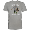Nordic Walking Wikinger Kampf Kämpfen Fun Herren T-Shirt Funshirt