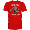Nordic Walking Wikinger Kampf Kämpfen Fun Herren T-Shirt Funshirt