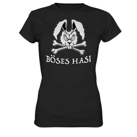 Böses Hasi Hase Böse Geschenk Spass Fun Damen T-Shirt Funshirt