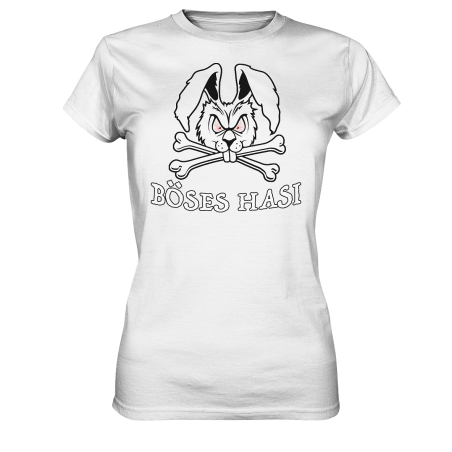 Böses Hasi Hase Böse Geschenk Spass Fun Damen T-Shirt Funshirt