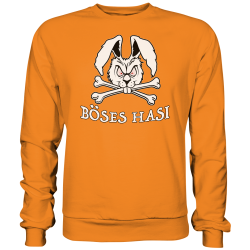 Böses Hasi Hase Böse Geschenk Spass Fun Sweatshirt Funshirt