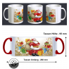 Frohe Weihnachten Geschenke Weihnachtsmann Fun Tasse Becher Kaffeetasse