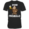 Don Promillo Alkohol Bier Mönch Spruch Spass Fun Herren T-Shirt Funshirt