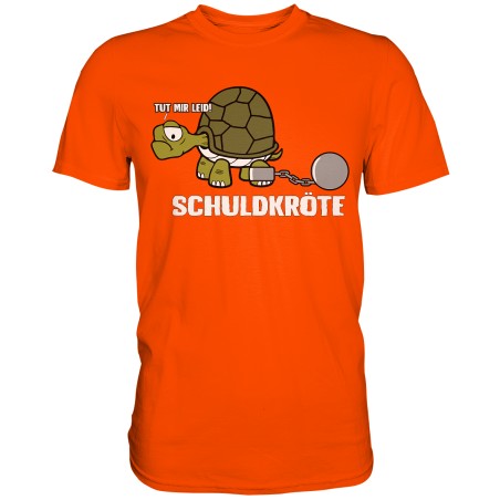 Die Schuldkröte Schildkröte Spruch Geschenk Spass Fun Herren T-Shirt Funshirt