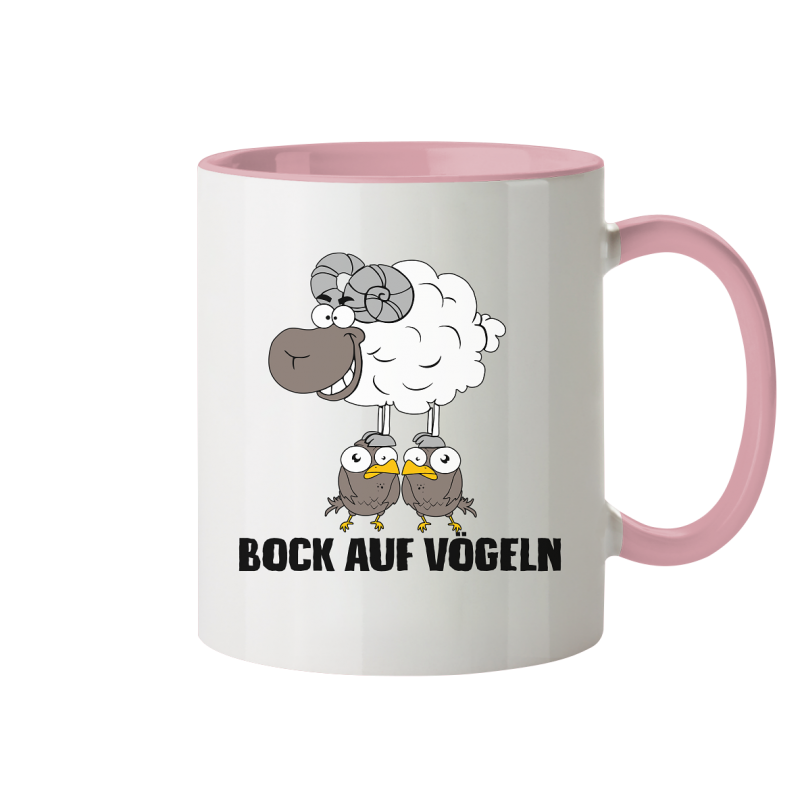 Bock auf Vögeln Sex Spass Geschenk Spruch Fun Tasse Becher Kaffeetasse