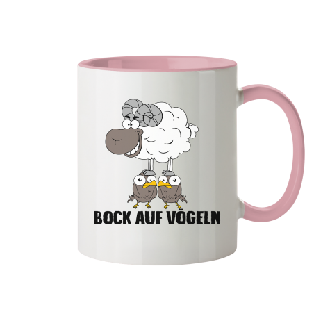 Bock auf Vögeln Sex Spass Geschenk Spruch Fun Tasse Becher Kaffeetasse