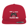 Home is, where you are Player one Spielen Zocken Spruch Fun Kappe Snapback Cap