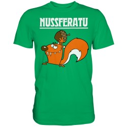 Nussferatu Eichhörnchen Nuss Haselnuss Fun Herren T-Shirt Funshirt