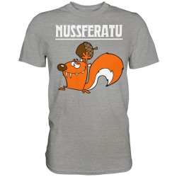 Nussferatu Eichhörnchen Nuss Haselnuss Fun Herren T-Shirt Funshirt