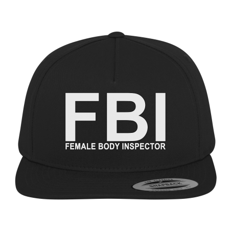 FBI Female Body Inspector Spruch Fun Kappe Snapback Cap