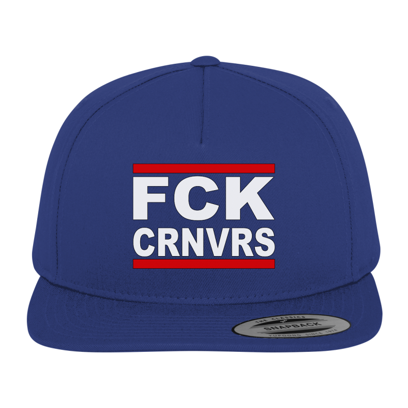 FCK CRNVRS Corona Geschenk Spass Fun Kappe Snapback Cap