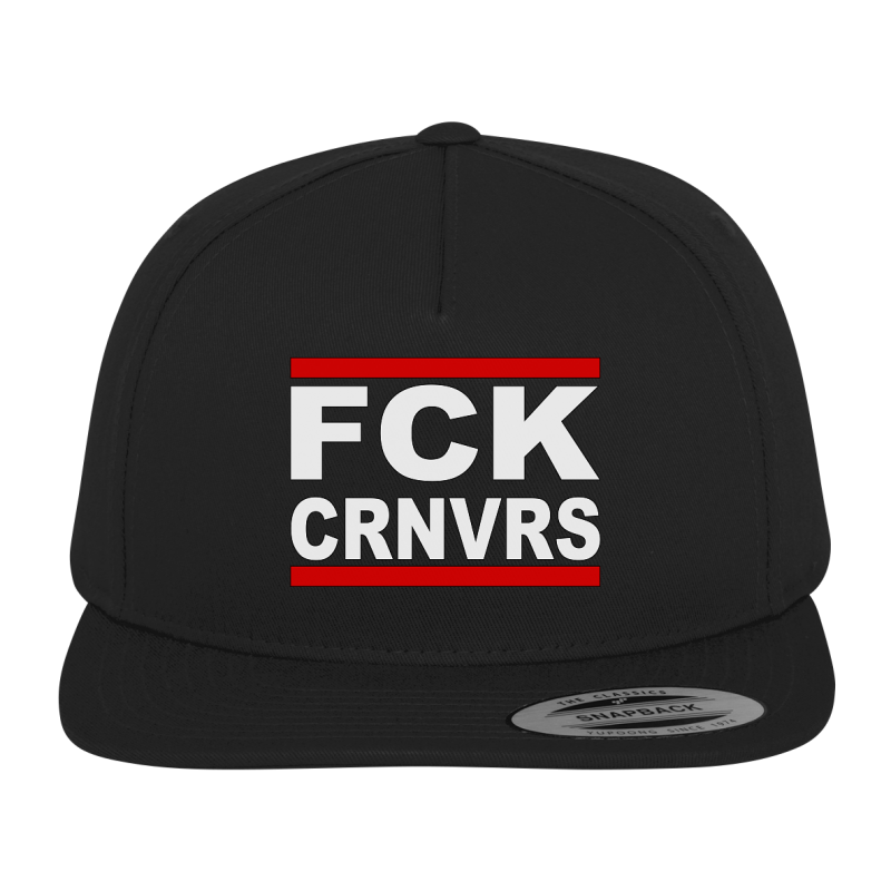 FCK CRNVRS Corona Geschenk Spass Fun Kappe Snapback Cap