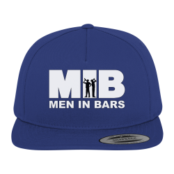 MIB, Men in Bars Bier Durst Alkohol Spruch Geschenk Fun Kappe Snapback Cap