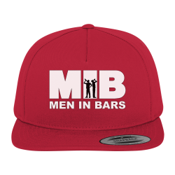 MIB, Men in Bars Bier Durst Alkohol Spruch Geschenk Fun Kappe Snapback Cap