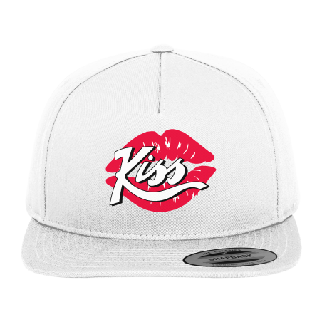 Kiss Küssen Lippen Mund Spass Spruch Fun Kappe Snapback Cap